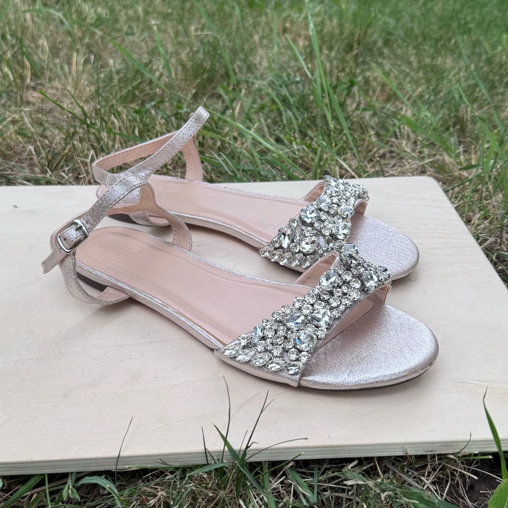 David’s Bridal Studio Rhinestone Sandals - Picture 2 of 4